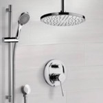Remer SFR7016 Ceiling Rain Shower System with Handheld, Rain Shower Head, Shower Faucet Set